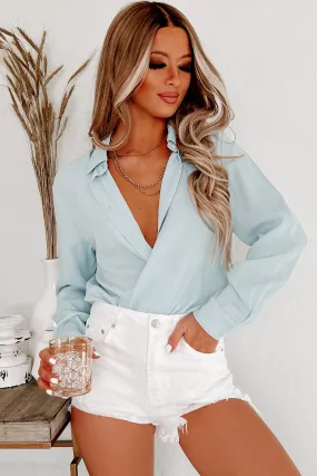 Casual Acquaintances Button-Down Shirt (Sky Blue)